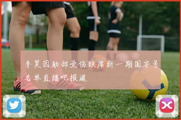 李昊因肋部受伤缺席新一期国字号名单直播吧报道